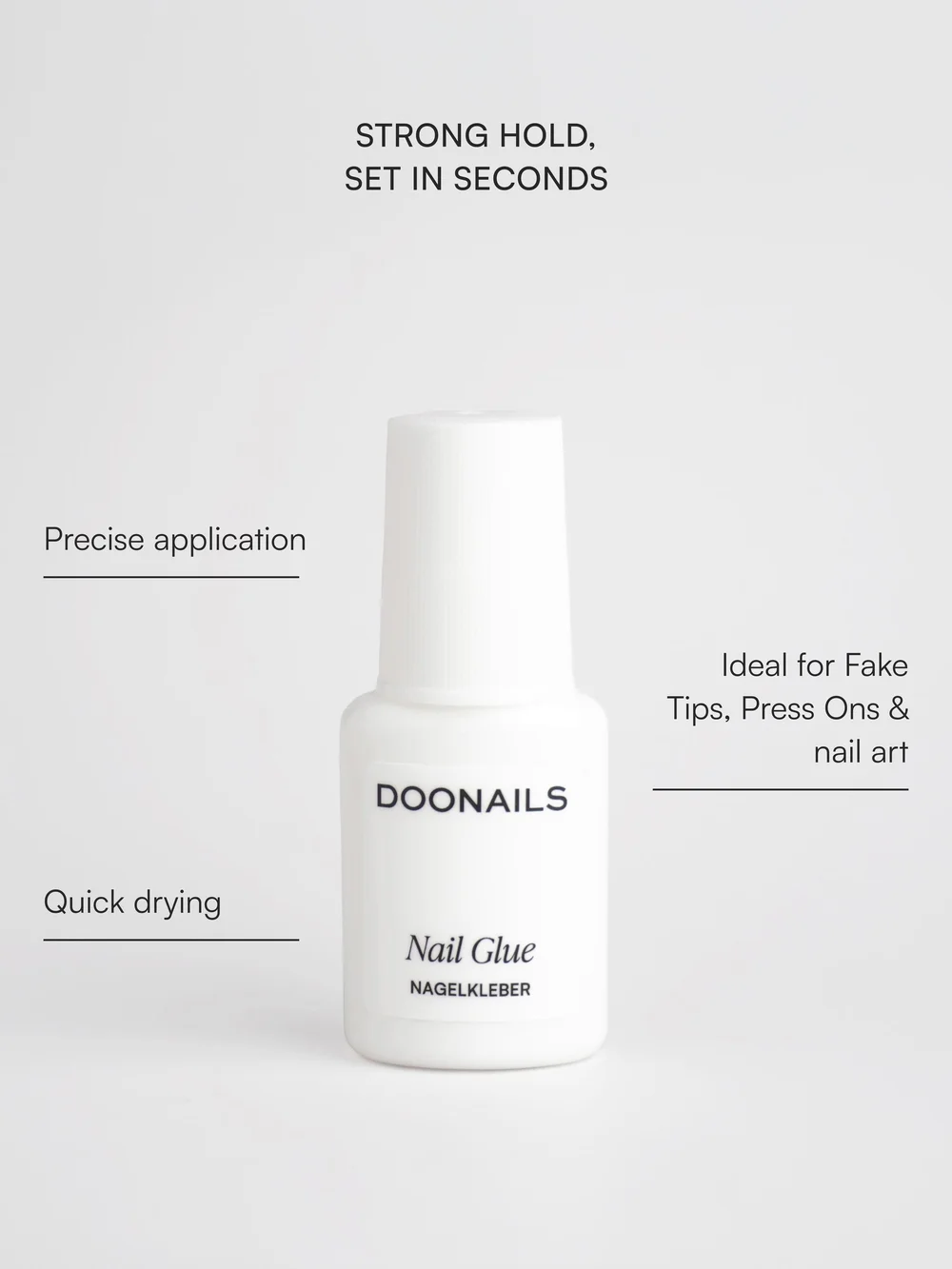 CurvLife Glue Remover Set and Doonails Nail Glue X2